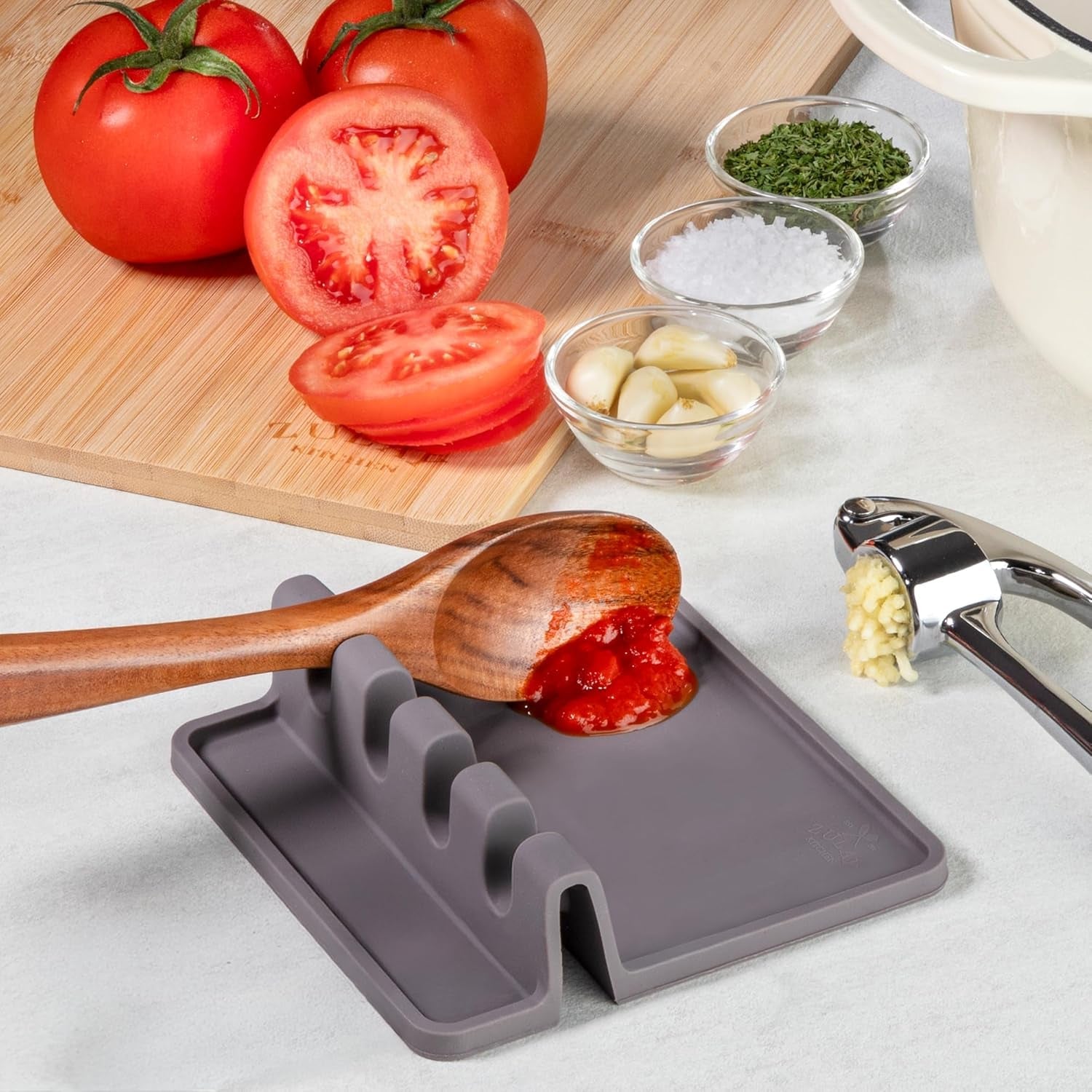 spoon-rest-for-multiple-utensils-high-heat-resistant-silicone-drip-pad-bpa-free-spoon-holder-for-stove-top-kitchen-gadget-holder-for-ladles-tongs-cooking-spatula-makes-great-gift