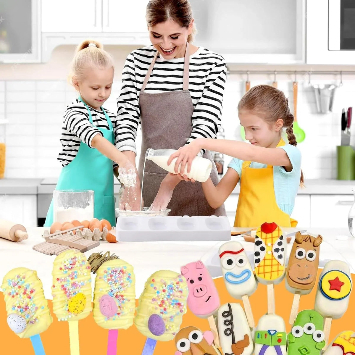 cake-pop-mold-kit-cakesicle-molds-silicone-with-wooden-sticks-bags-2-pack-8-cavities-cake-pop-maker-supplies-accessories-baking-tools-for-home-baking-desserts-parties-food-grade-silicone