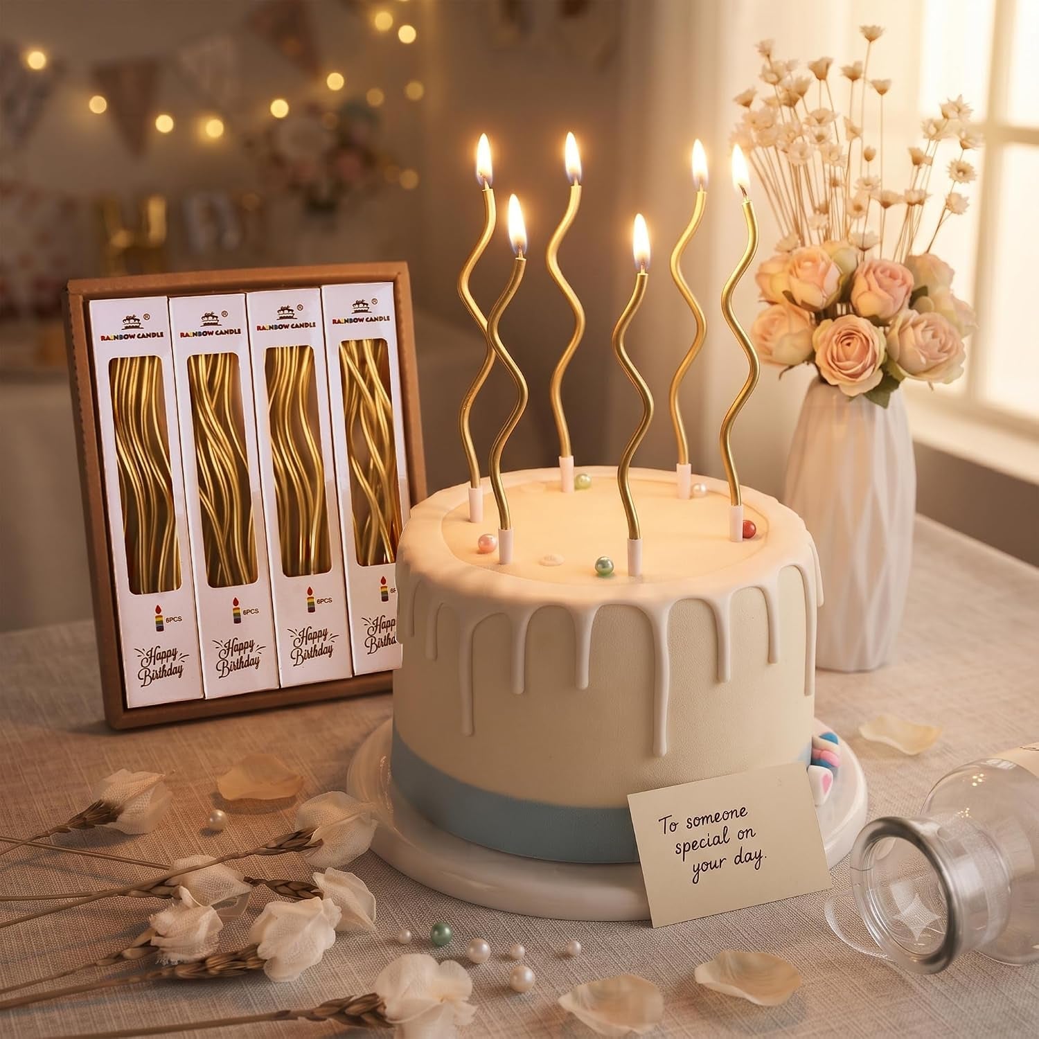 24-count-gold-spiral-long-thin-metallic-birthday-candles-cake-candles-birthday-parties-wedding-decorations-party-candles