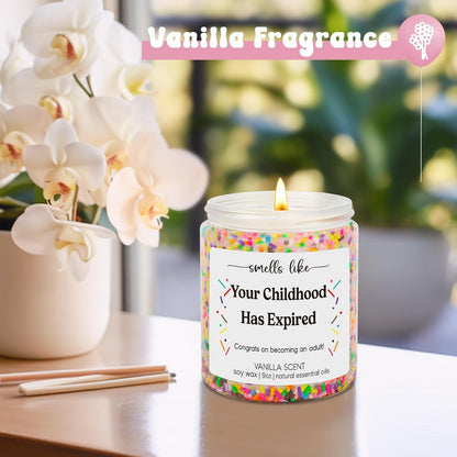18Th Birthday Candle, 18Th Birthday Gifts for Girls, Boys - Turning 182