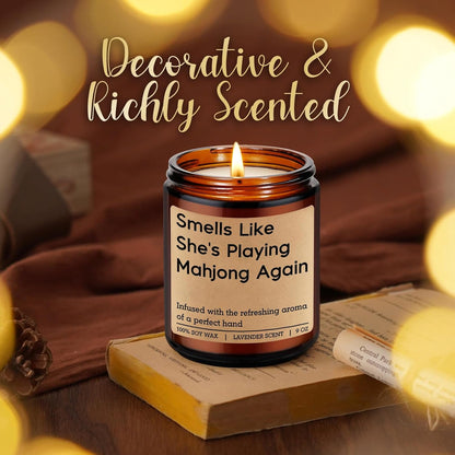 Candle, Mahjong Gifts for Women, Mahjong Accessories, Mah Jongg Gifts6