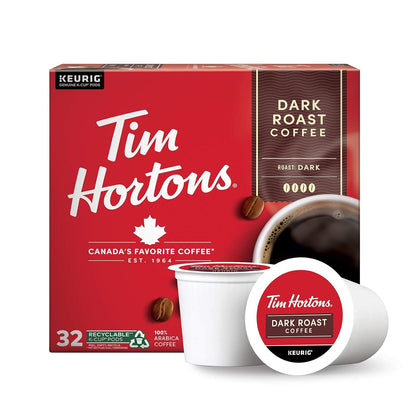 Dark Roast Coffee, Single-Serve K-Cup Pods Compatible with Keurig Brewers, 32Ct K-Cups,Red1
