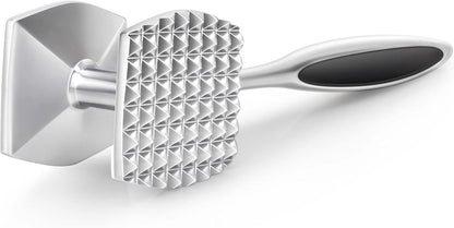 Meat Tenderizer Hammer Tool Pounder for Tenderizing Steak Beef Poultry, Heavy Duty Dual-Sided Mallet with Soft Grip Handle - Multifunctional Kitchen Beater for Chicken,Fish, Baking1