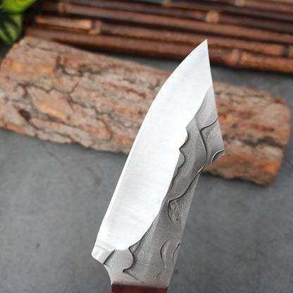 Meat Cleaver, 3 Inch Kitchen Stainless Steel Boning Butcher Knives Meat Cleaver Fishing Knives Forged Chef Knife Cooking Tools5