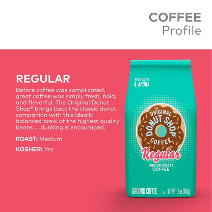 Coffee, Regular, Medium Roast, Ground Coffee, 12 Oz Bag7