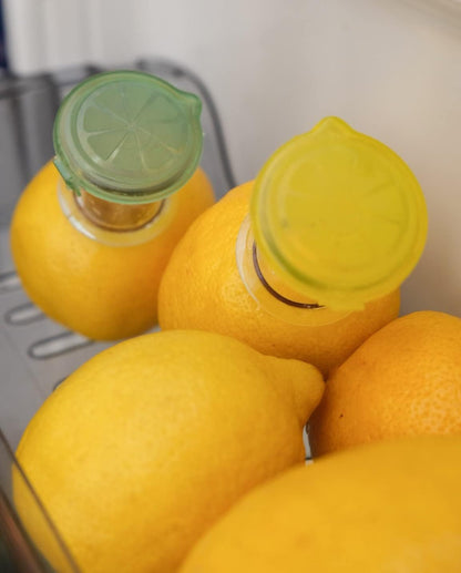 YZC Lemon Squeezer – 2-Pack Lemon-Juicer – Bpa-Free Plastic Lime Juicer– Compact Juice Extractor Citrus Press with Lid – Squeeze Lime for Cocktails, Drinks5