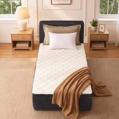 Twin Boneless Bed & Frame Mattress and Headboard, No Assembly1