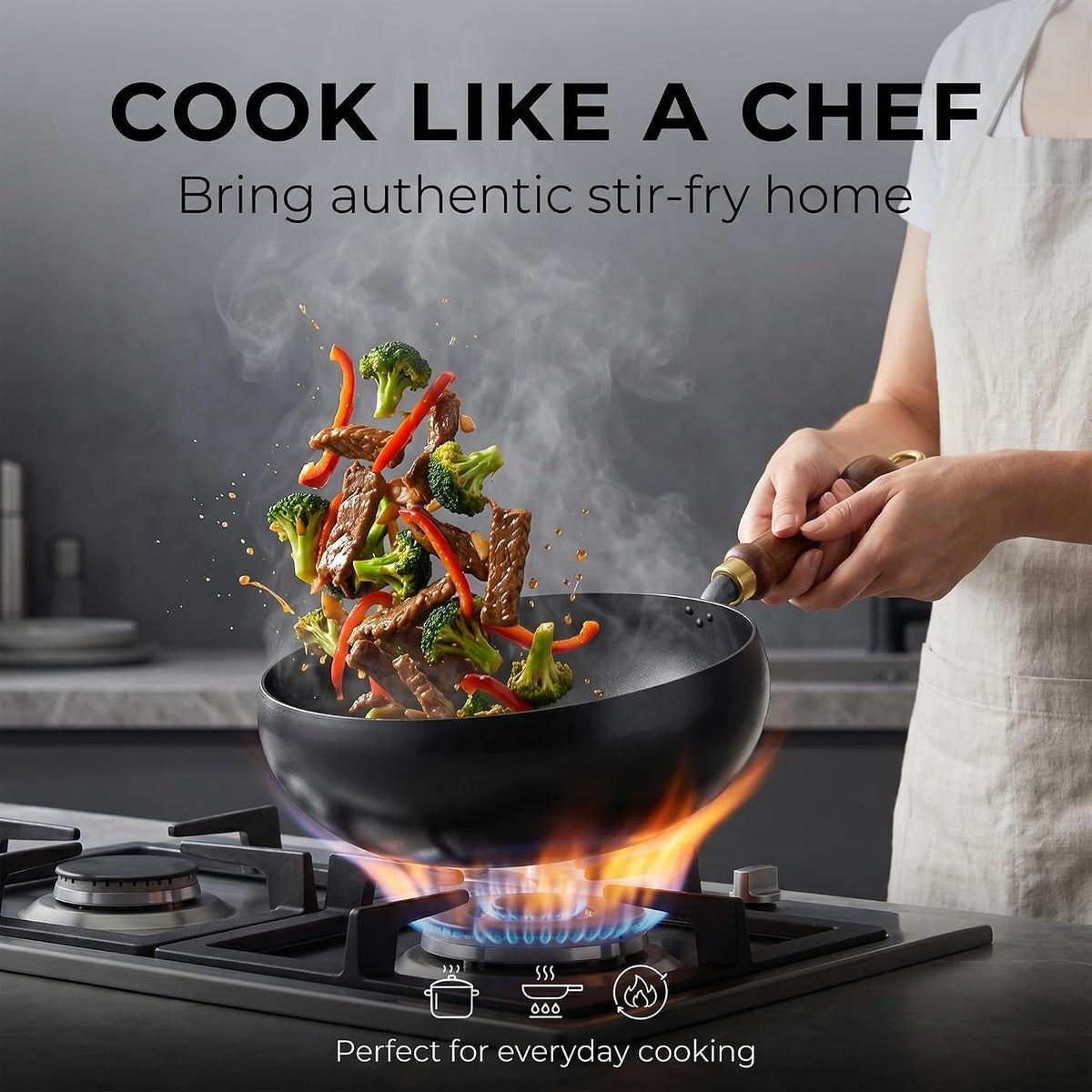 cast-iron-wok-japanese-cookware-with-lid-pan-cooking-thick-soup-hand-hammered-frying-pot-hotpot-mini-small-asian-non-stick-upgraded-sauce-steel-carbon-deep-enamel-skilletglass-lid-11in