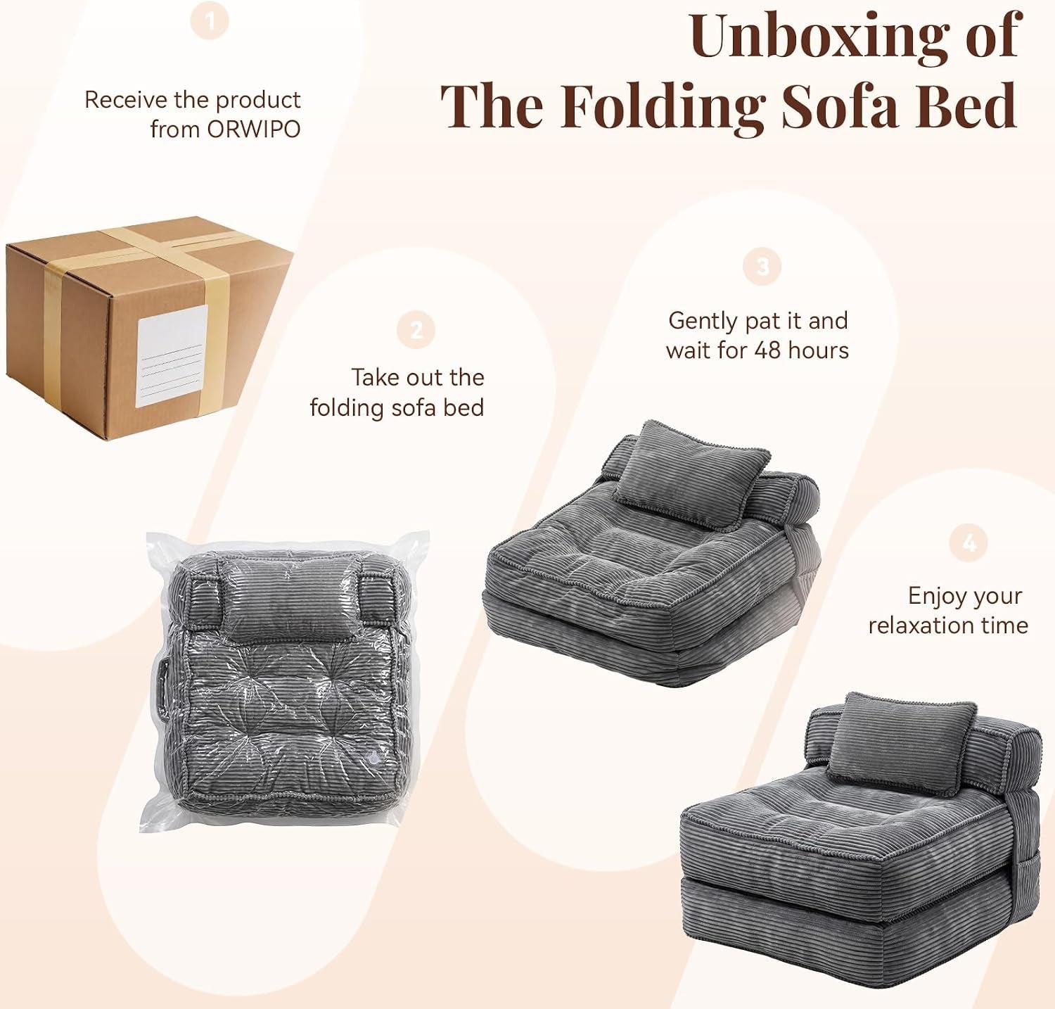 folding-sofa-bed-convertible-sleeper-chair-with-pillow