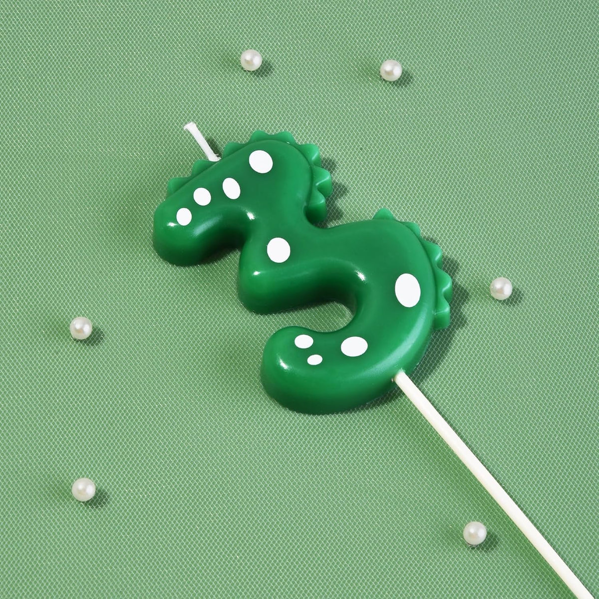 2-76-inch-green-dinosaur-3-number-birthday-candles-dinosaur-number-candles-cake-number-candles-party-celebration