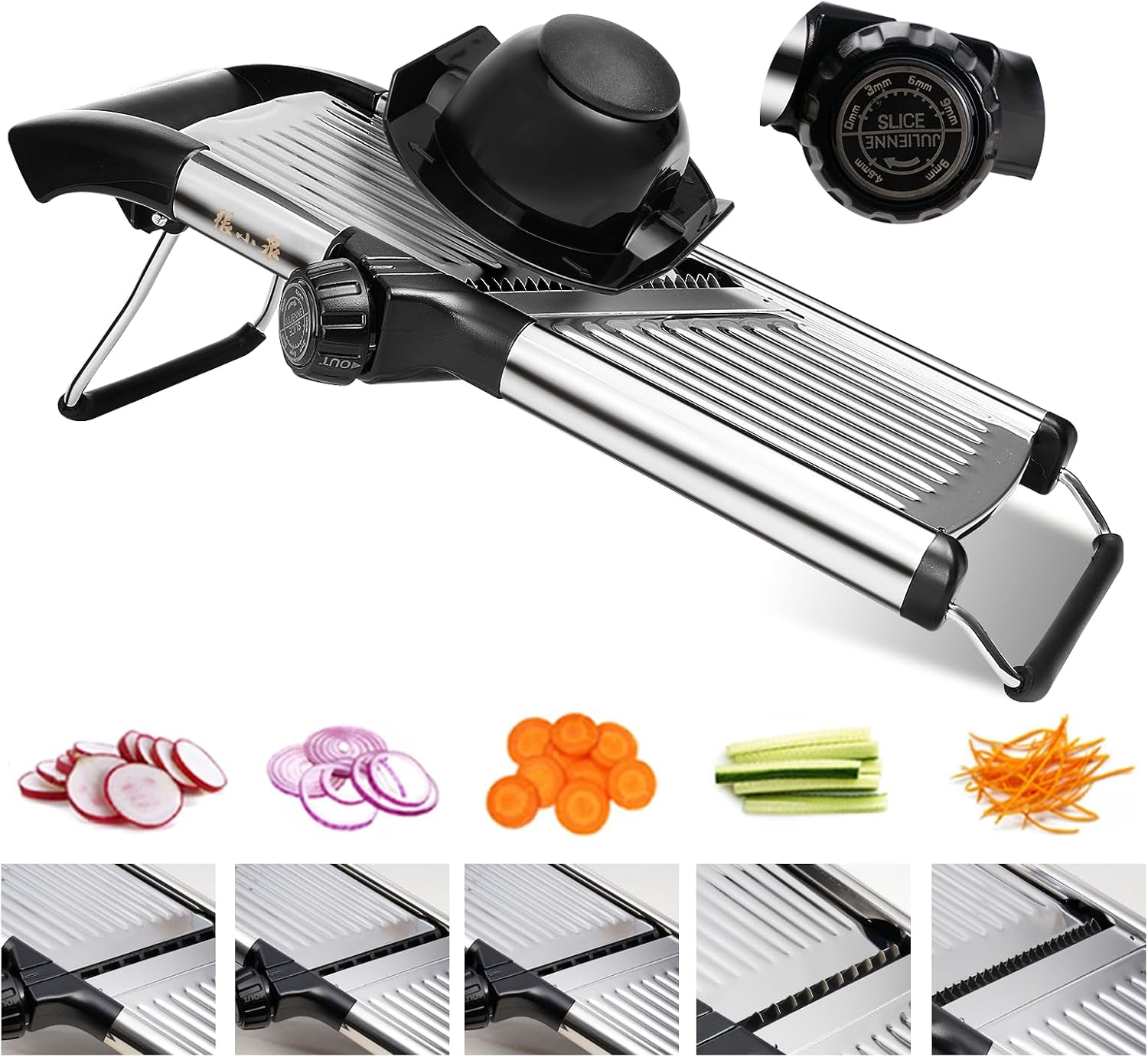 adjustable-mandoline-slicer-5-in-1-stainless-steel-vegetable-cutter