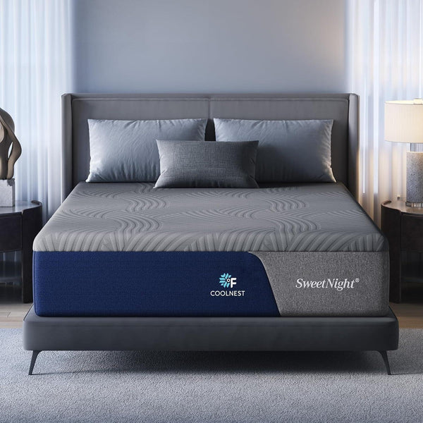 Coolnest 14 Inch King Size Mattress,Cooling Memory Foam Mattress | Cool Night Sleep, 5-Zone Ergo Support for Pressure Relief, Enhanced Breathability, Medium Feel, Certipur-Us Certified1