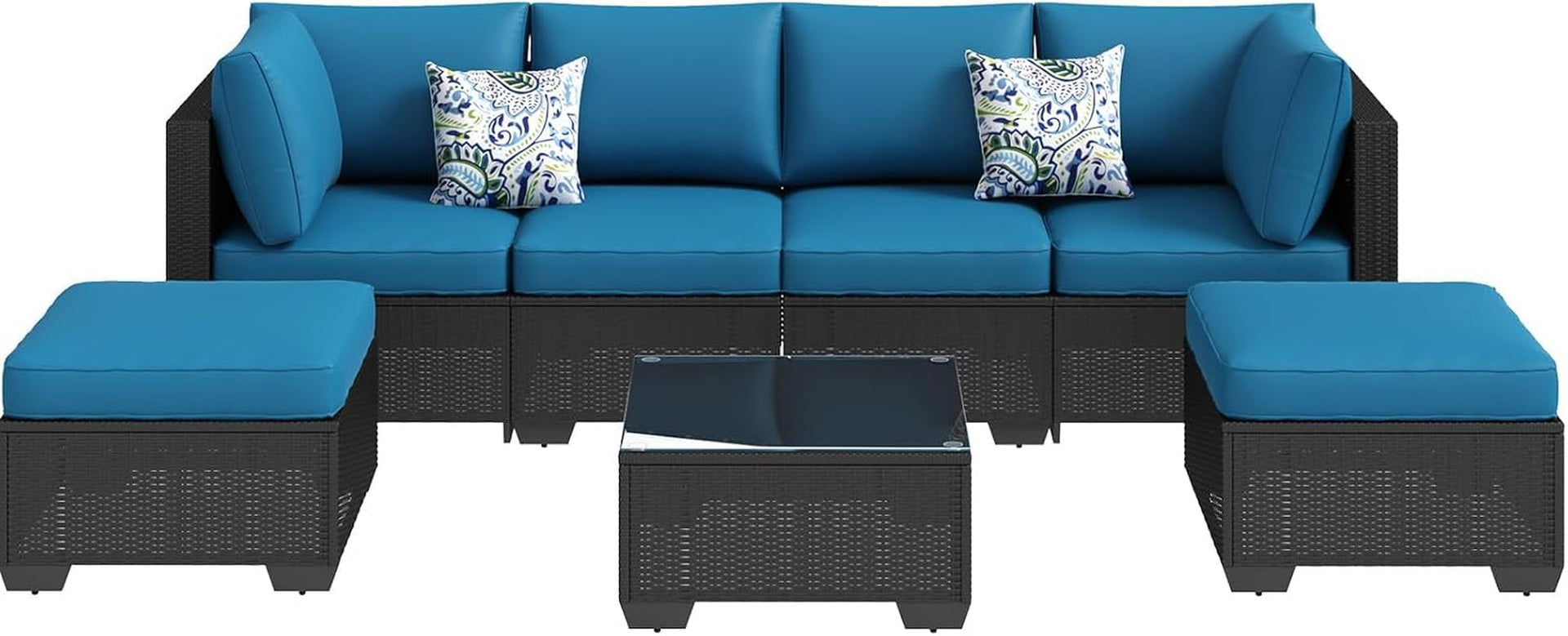 7-piece-outdoor-patio-furniture-set-outdoor-sectional-conversation-furniture-chair-with-coffee-table-patio-sectional-for-backyard-gardenpeacock-blue-cushion-and-black-rattan