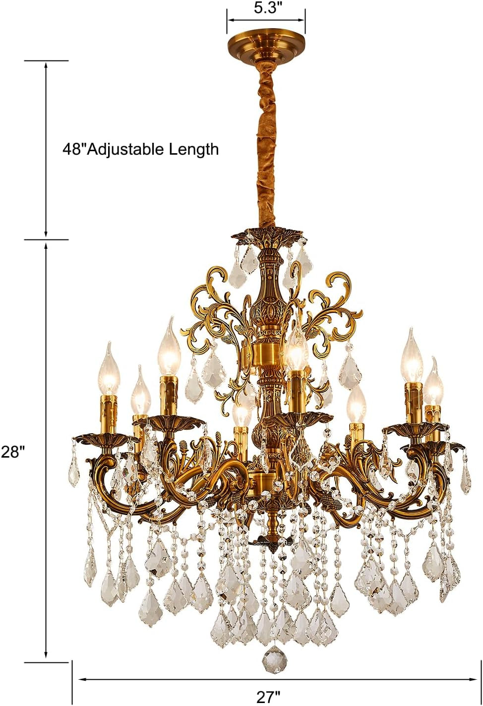 vintage-8-arms-crystal-chandelier-candle-light-fixture-for-dining-room-living-room-bedroom-hallway-entryway-antique-gold-finish-27-8-lights