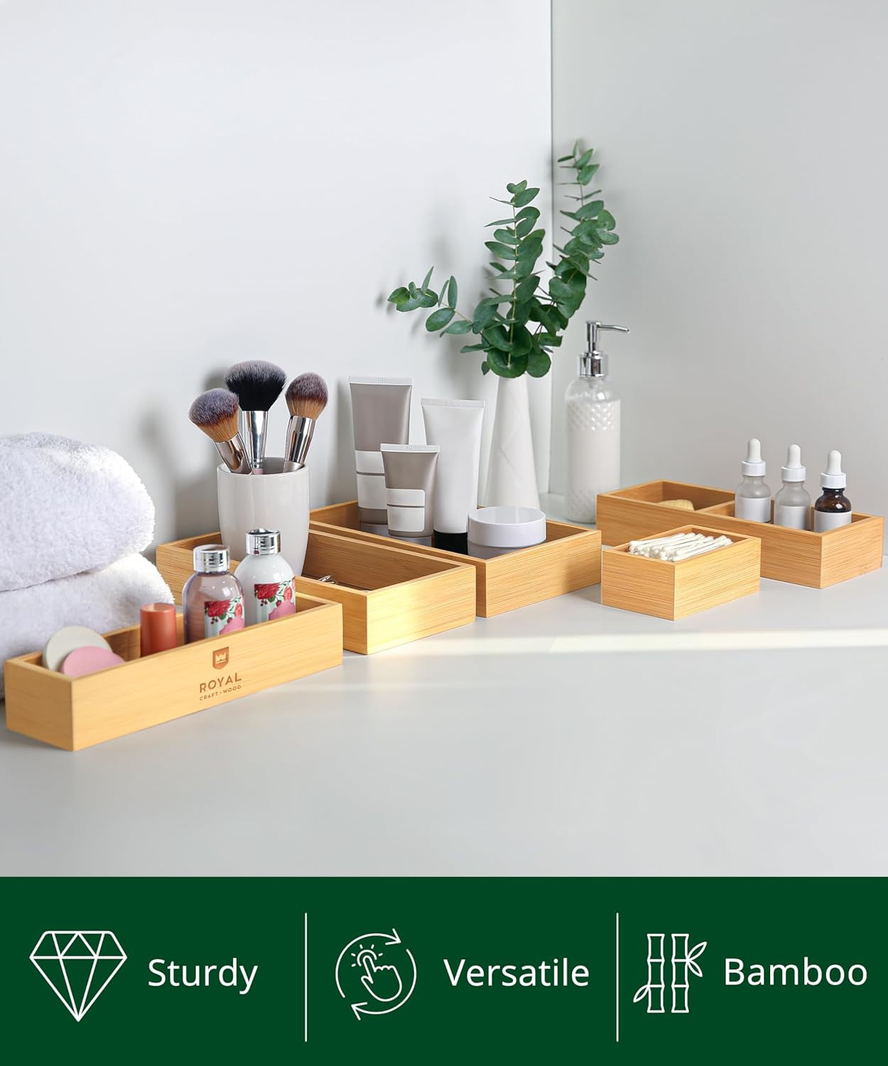 5-piece-bamboo-drawer-organizer-set-multi-use-storage-trays-for-kitchen-bathroom-office-makeup-jewelry-more-junk-drawer-tray-utensil-holder-storage-box-bin-set-5-boxes