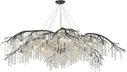 '- Autumn Twilight 24 Light Chandelier- Chandeliers, Ceiling Light Fixture, Ceiling Light Fixture, Chandeliers for Dining Room, Light Fixtures Ceiling Mount, Hanging Light Fixture,3