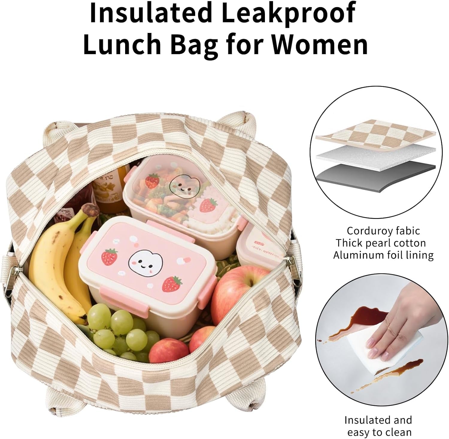 lunch-bag-women-lunch-box-for-women-adult-cute-insulated-lunch-bag-lager-cooler-lunch-tote-bags-for-work-picnic-beige-brown-plaid