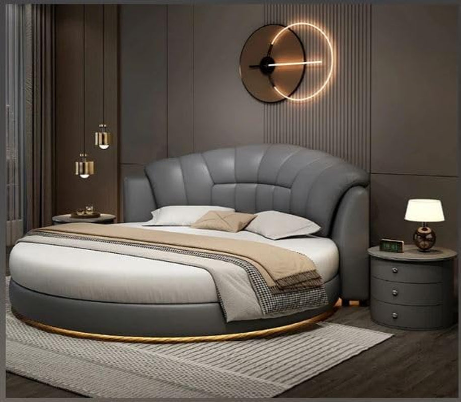 led-genuine-leather-round-bed-gray