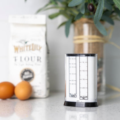 1 Cup Tri Adjust A-Cup, Easy Pour Adjustable Measuring Cup2