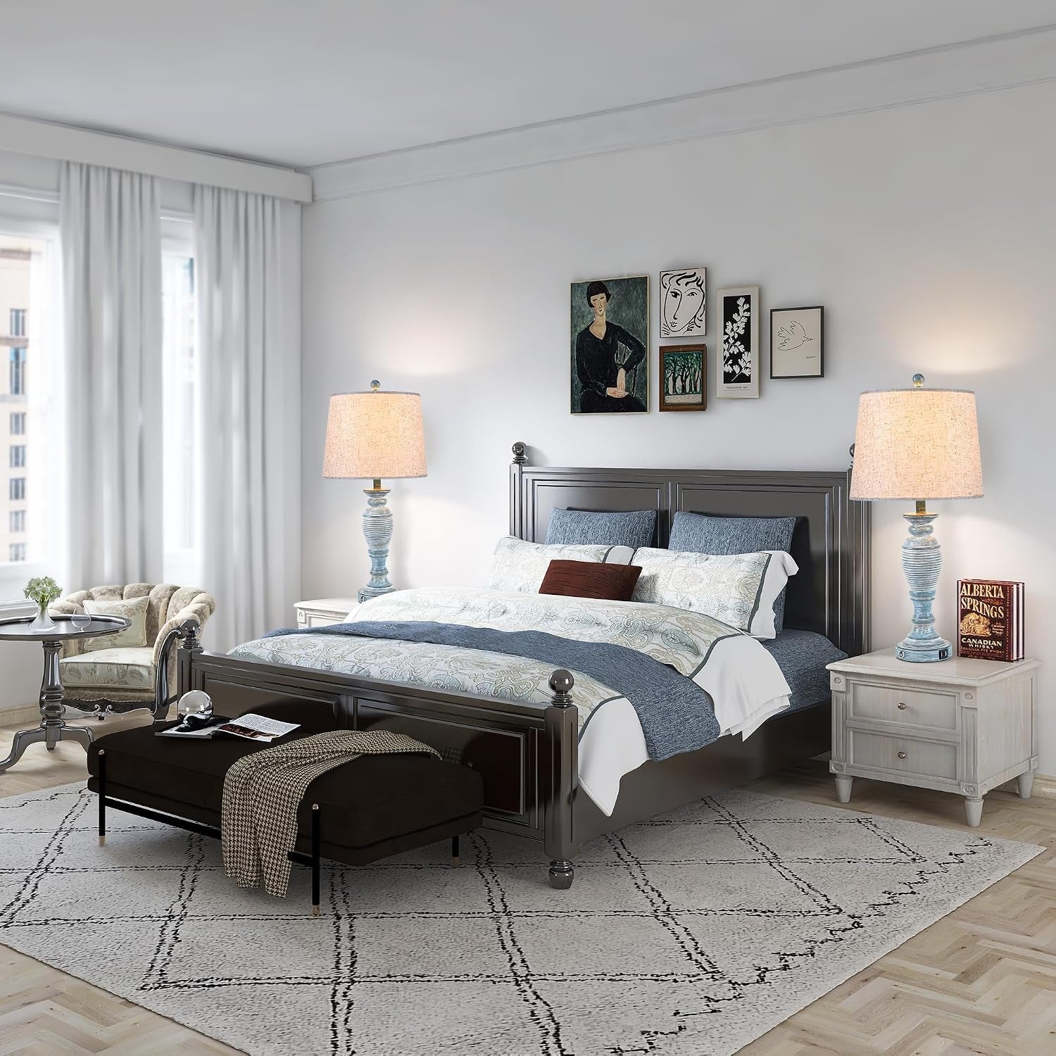 27-7-farmhouse-table-lamps-for-living-room-blue-white-set-of-2