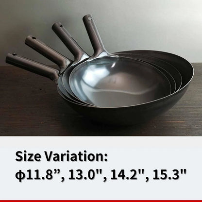 Kanda Iron Beijing Wok - Lightweight and Durable - Perfect for Authentic Japanese Cooking - 13 Inch7
