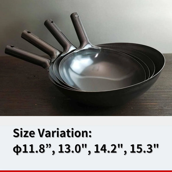 Kanda Iron Beijing Wok - Lightweight and Durable - Perfect for Authentic Japanese Cooking - 13 Inch7
