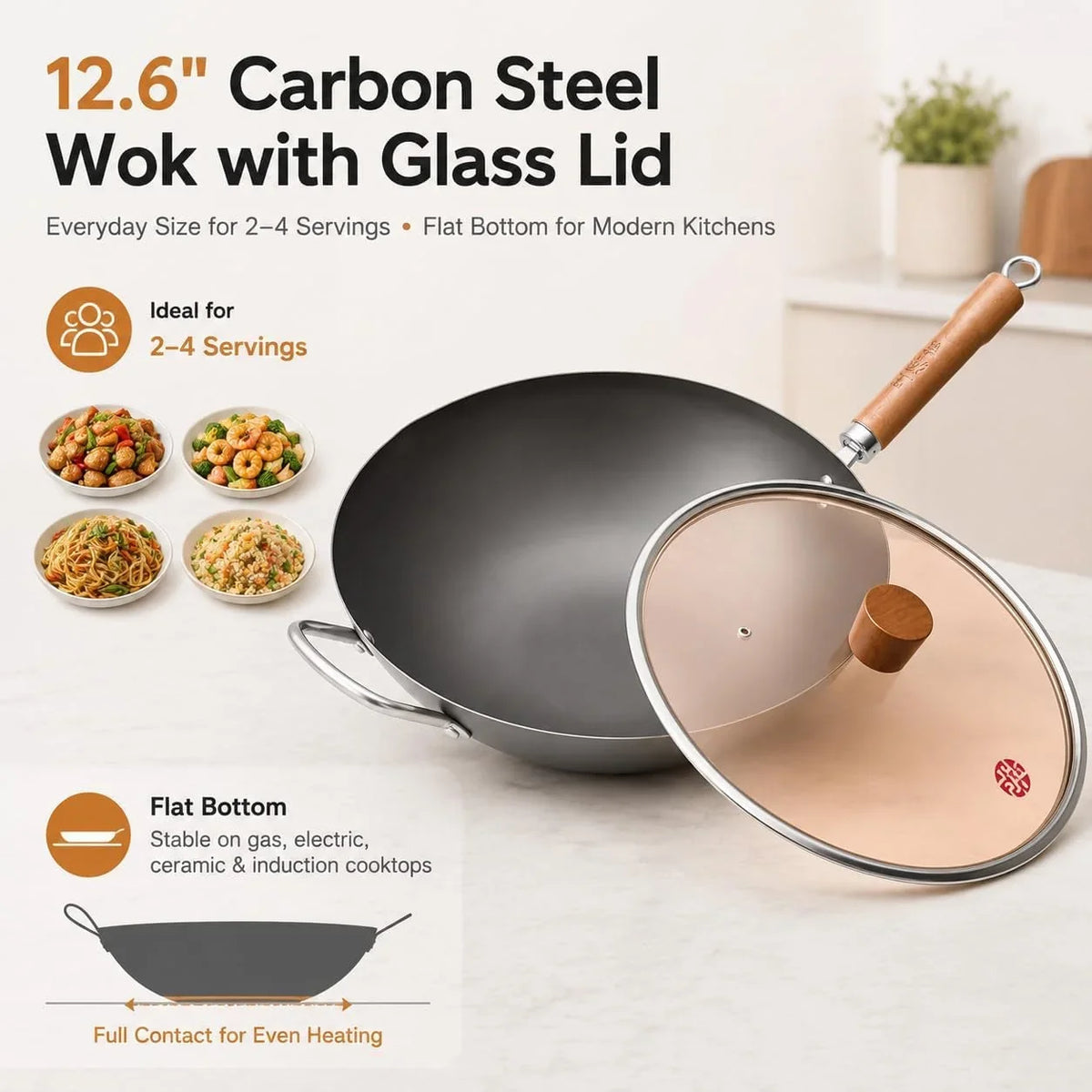 12-6-inch-carbon-steel-wok-with-lid-flat-bottom-wok-pan-for-induction-electric-and-gas-stoves-uncoated-chinese-stir-fry-pan-with-wooden-handle