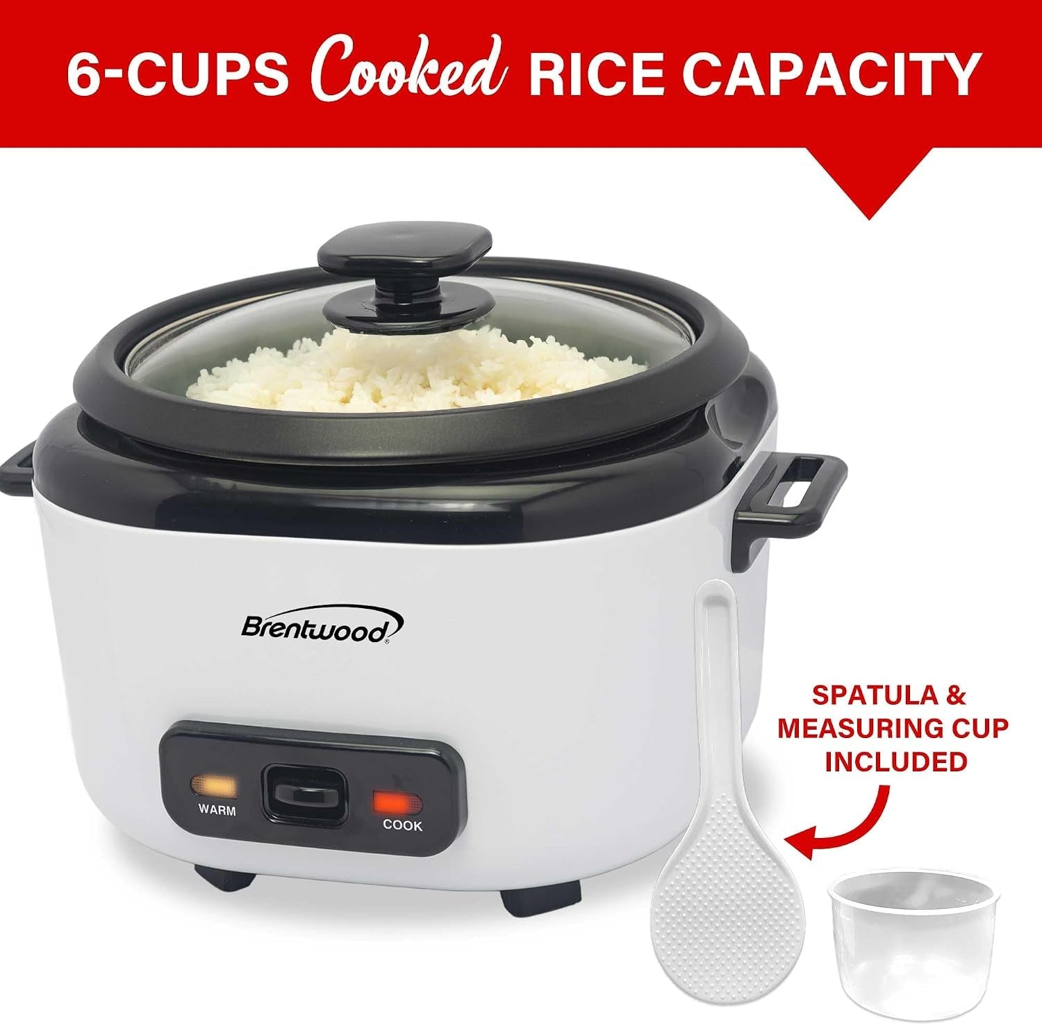 7-function-smart-rice-multi-cooker-food-steamer-slow-cooker-saute-keep-warm-and-15hr-delay-timer-stainless-steel-white-6-cups-cooked-3-cups-uncooked