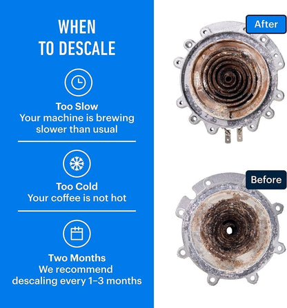 Descaler, Universal Descaling Solution, Made in the USA for Delonghi, Keurig, Breville, Nespresso (4 Uses) Coffee Machine Cleaner for All Automatic Coffee Makers & Espresso Machines8