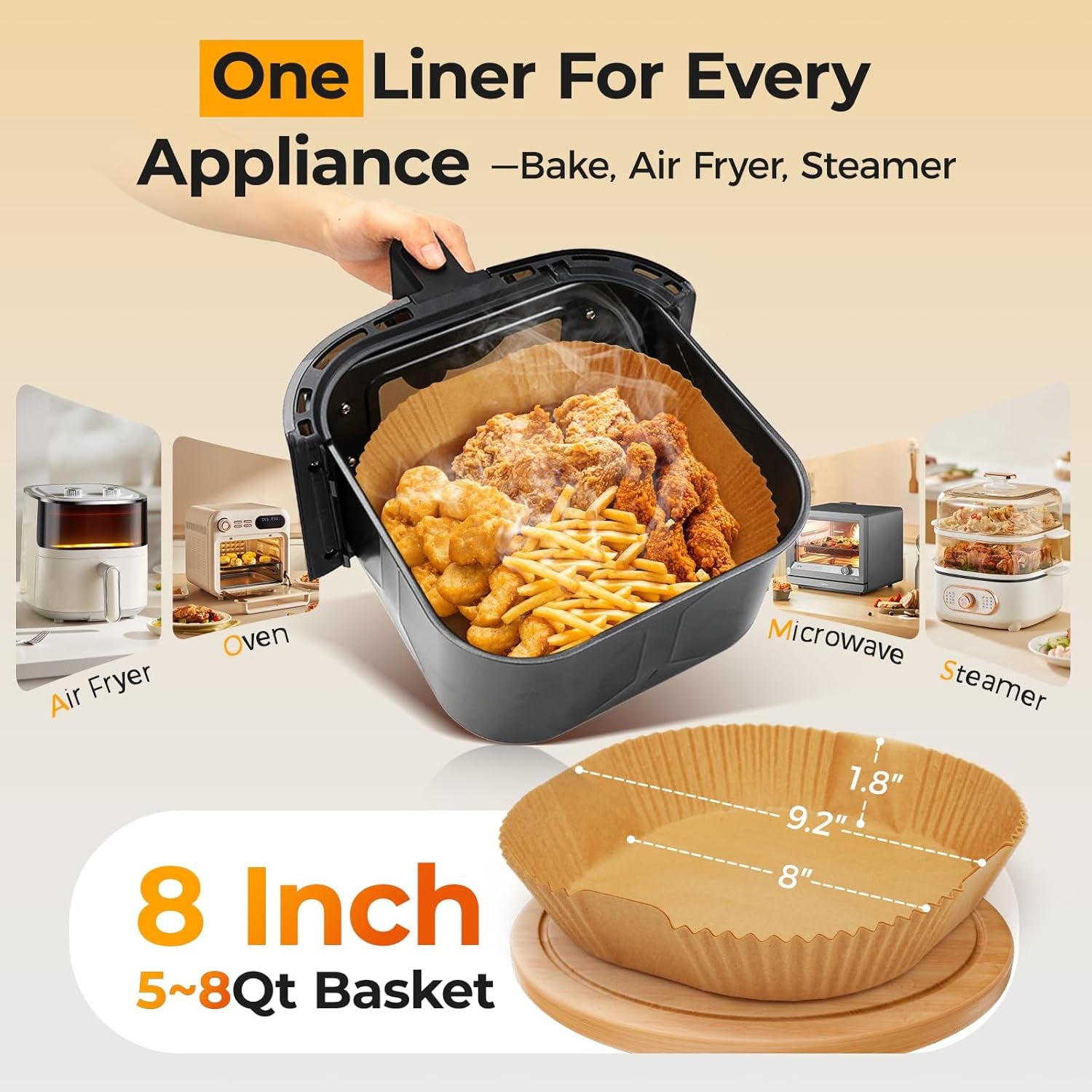 125pcs-8-inch-square-air-fryer-liners-disposable-for-5-8qt-parchment-paper-non-stick-unbleached-food-grade-waterproof-oilproof-baking-airfryer-sheets-papers-for-oven-microwave-baking-roasting