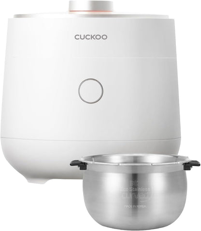 CUCKOO Twin Pressure Induction Rice Cooker, 20-Cup Cooked, CRP-OHTR1009FW | Large 10-Cup Uncooked Capacity, Full Stainless Steel Inner Pot, 14 Menus, Silent Pressure System, Quick Rice, Made in Korea2