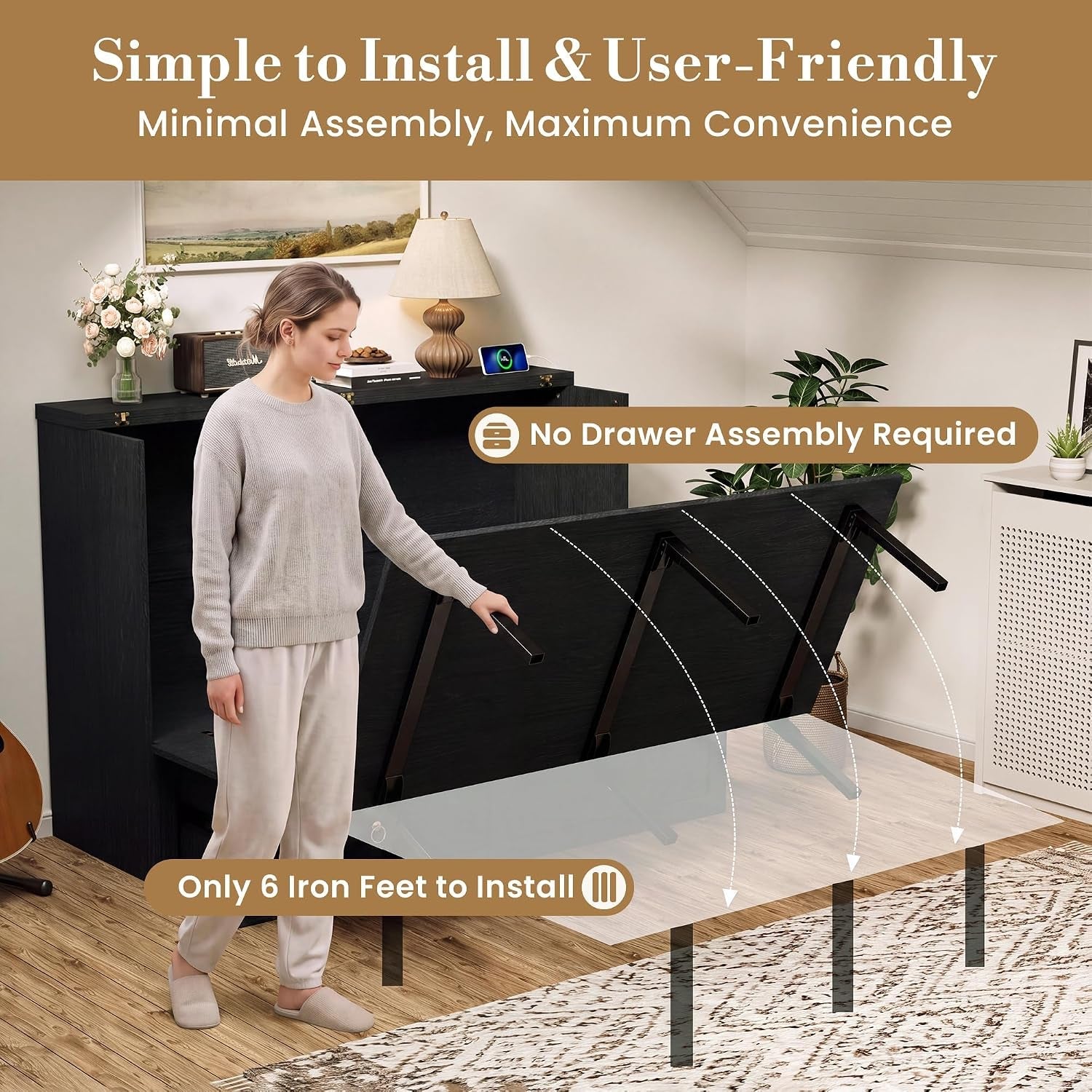 queen-murphy-bed-with-hidden-storage-farmhouse-cabinet-bed-with-storage-drawer-rgb-led-lights-charging-station-space-saving-wall-bed-with-6-metal-legs-black