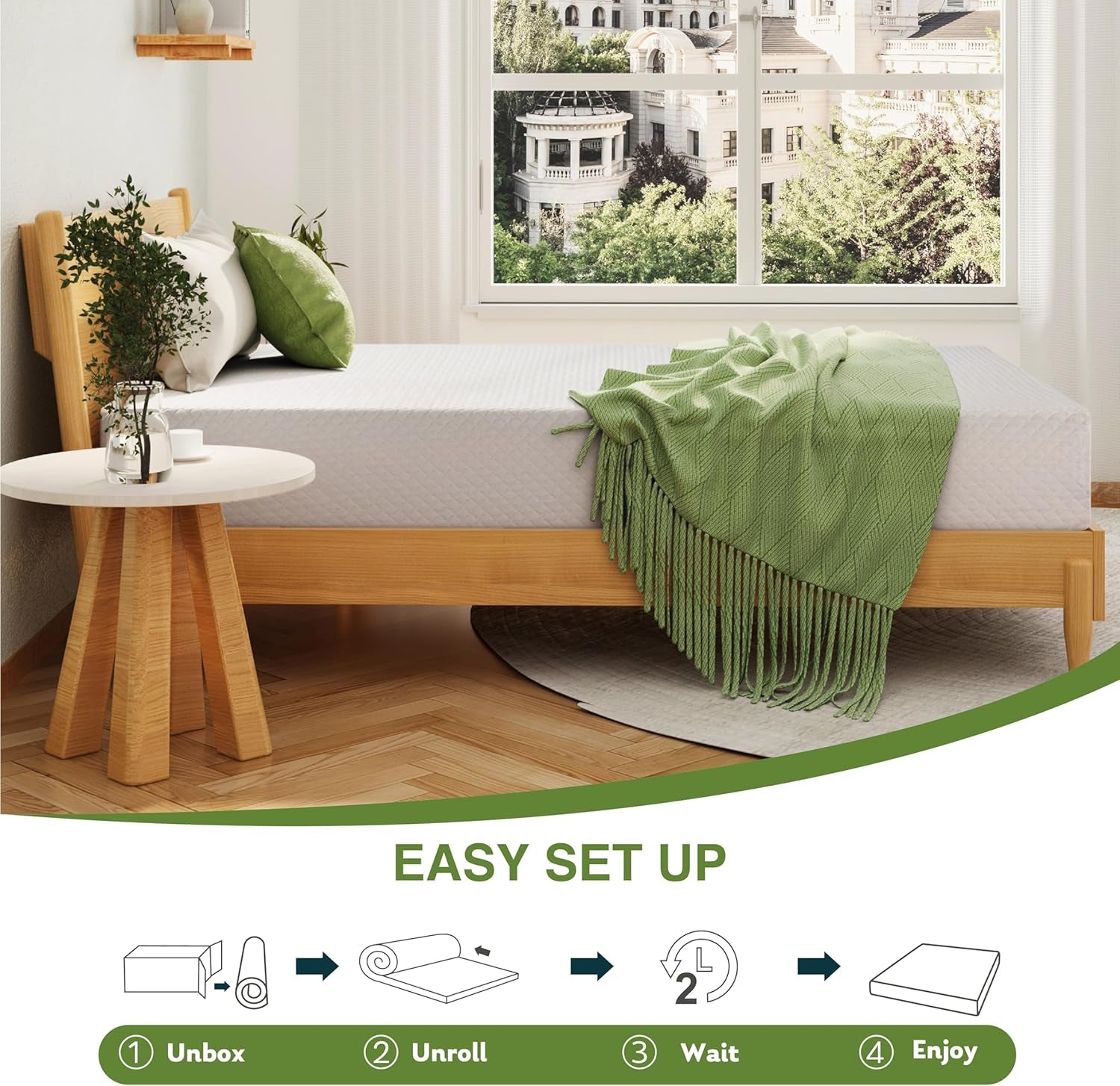 egohome-full-size-memory-foam-mattress-8-inch-green-tea-medium-firm-bed-mattress-in-a-box-cooling-green-tea-gel-pressure-relief-certipur-us-certified-fiberglass-free-75l-x-54w-white