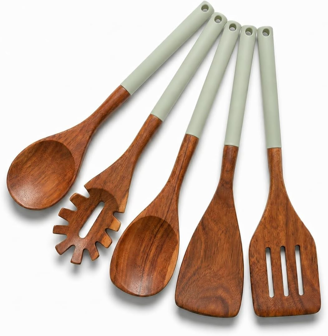 di-oro-wooden-kitchen-utensil-set-5-pc-spoon-spatula-sage