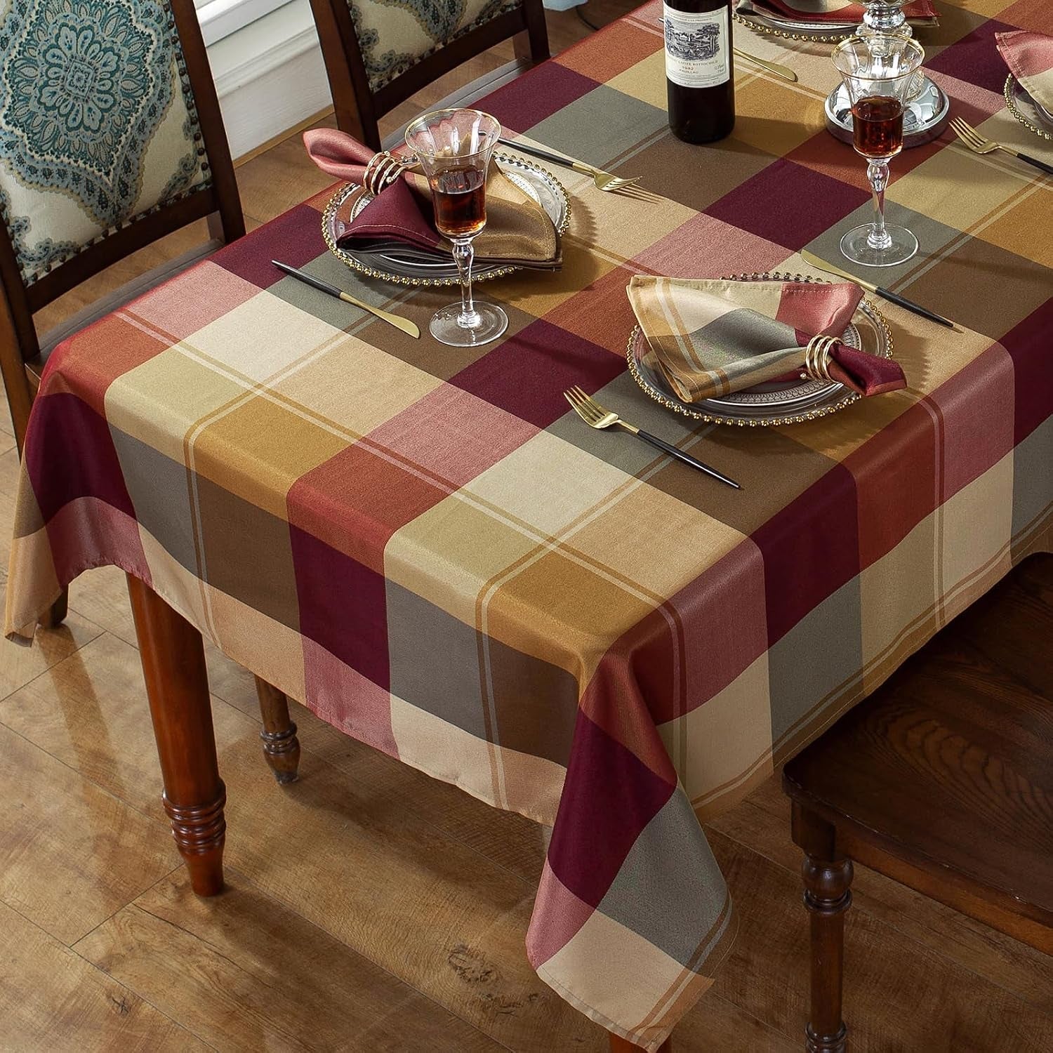 fall-checkered-rectangle-tablecloth-52-x-70inch-red