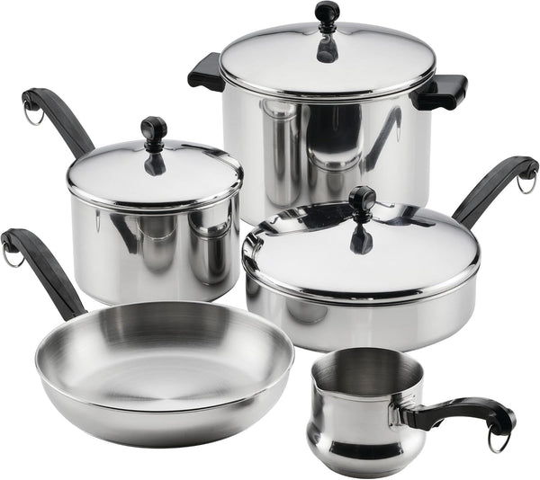 Classic Series Anniversary Edition Cookware Set, 8-Piece, Stainless Steel Pot and Pan Set1
