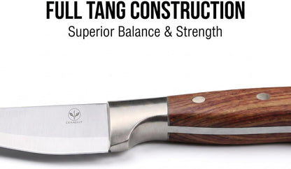 5.6" Forged Boning Knife with Sheath for Hunting & Meat Cutting6