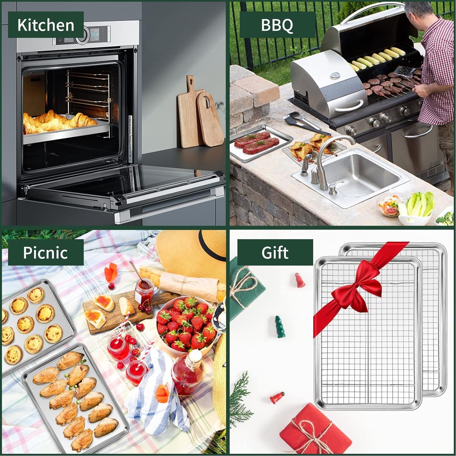 quarter-sheet-pan-with-cooling-rack-set-2-baking-sheets-2-baking-racks-stainless-steel-cookie-sheets-for-baking-and-wire-rack-rust-warp-resistant-nonstick-size-12-x-9-8-x-1-inch