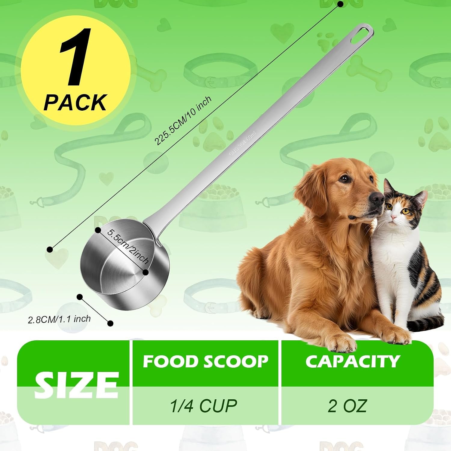 1-4-cup-dog-food-scoop-long-handled-scoop-stainless-steel-1-4-cup-scoop-for-pet-foods
