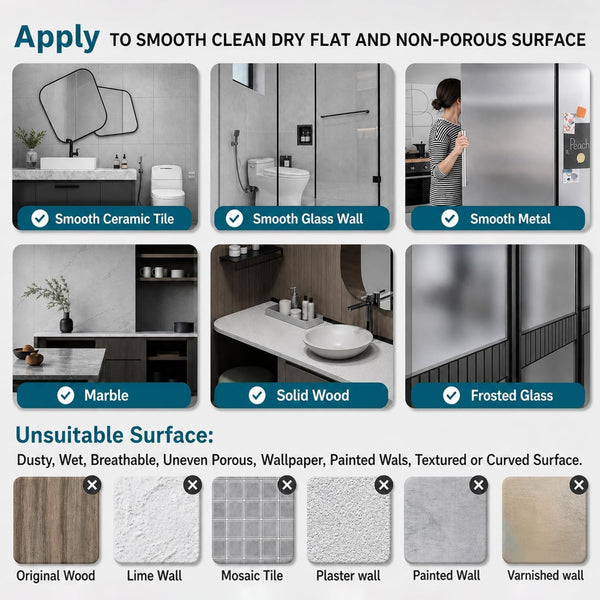 Shower Caddy Suction Cup, No Drilling Rustproof Aluminum Shower Shelves5