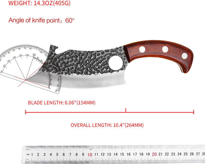 Butcher Knife, Meat Cleaver Knife for Home Cooking, Outdoor Camping BBQ3