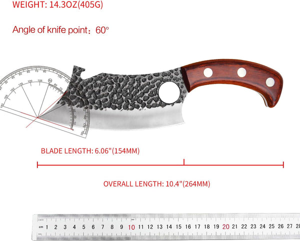 Butcher Knife, Meat Cleaver Knife for Home Cooking, Outdoor Camping BBQ3
