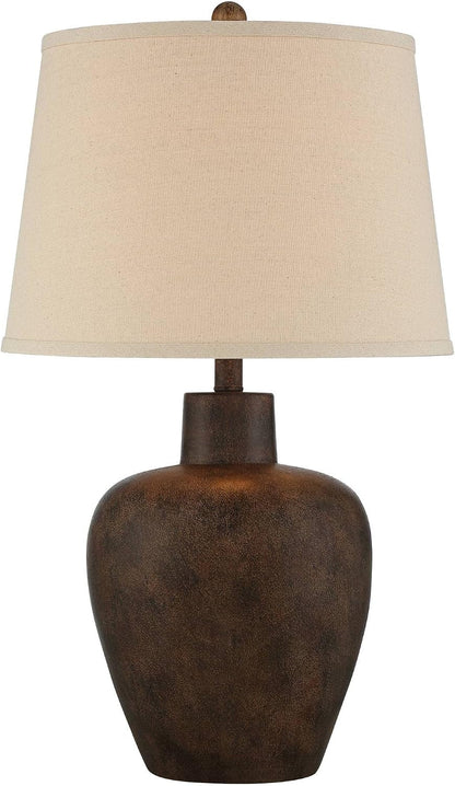 Glenn 27" Tall Table Lamps Set of 2 Terra Cotta Farmhouse Southwest Rustic7