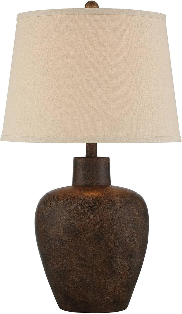 Glenn 27" Tall Table Lamps Set of 2 Terra Cotta Farmhouse Southwest Rustic7