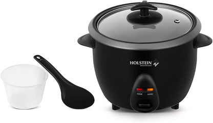 16-Cup Cooked (8-Cup Uncooked) Rice Cooker, Black – One-Touch Operation with Cook & Keep Warm Functions, Perfect for Rice, Quinoa, Oatmeal, Stews & Grains1