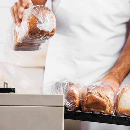 70 Pack Bread Bags & 100 Pack Ties, 8" X 4" X 18" Clear Bread Bags for Homemade Bread, Reusable Plastic Bread Storage Bags for Bakers, Bakery Owners7