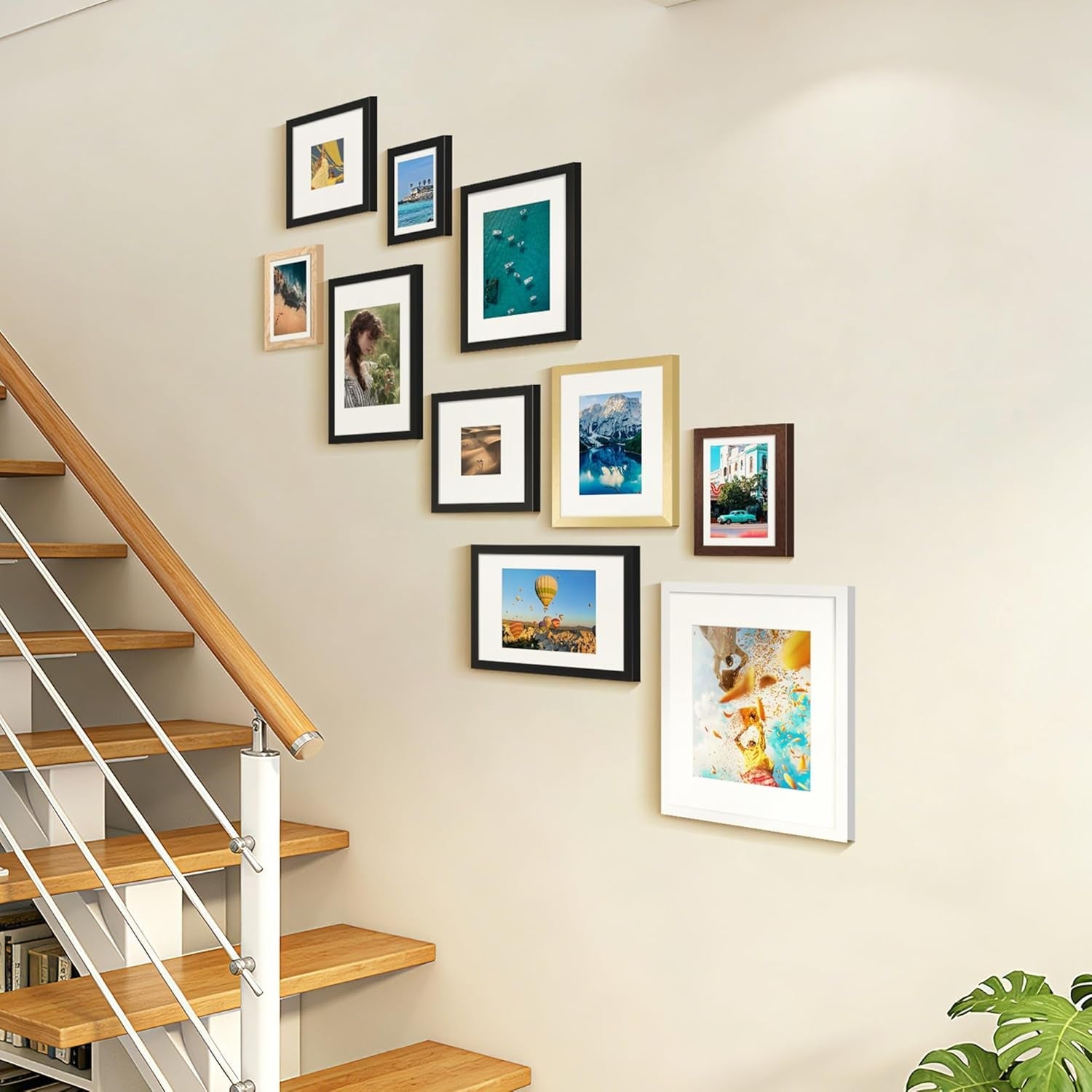 5x7-picture-frame-photo-collage-wall-decor-set-of-10-black
