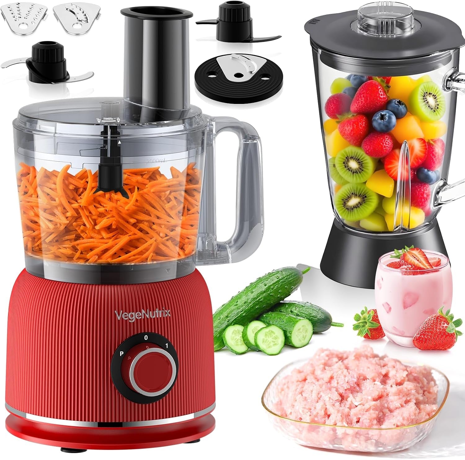 food-processor-and-blender-combo-88-oz-food-chopper-for-meat-vegetable-and-dough-70-oz-700w-glass-jar-blender-with-2-speeds-and-pulse-for-smoothie-nutrient-extractions-and-more-70-oz-glass-jar-blender-for-meat-vegetable-and-dough-with-2-speeds-and-pulse-for-smoothie-nutrient-extractions-and-more
