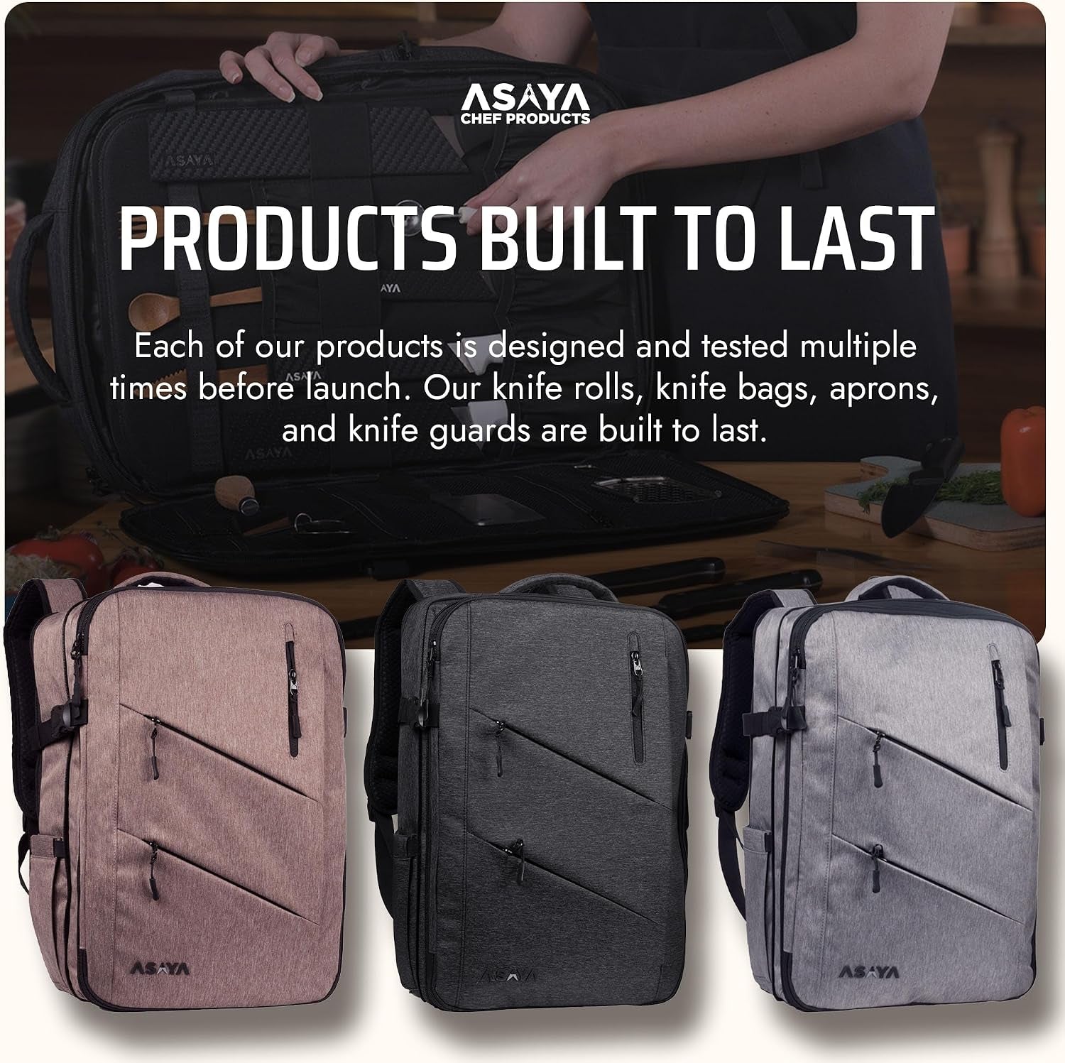 chef-knife-backpack-with-20-pocket-knife-roll-bag-over-30-storage-pockets-chef-bag-professional-backpack-for-chefs-and-culinary-students-knives-not-included-grey