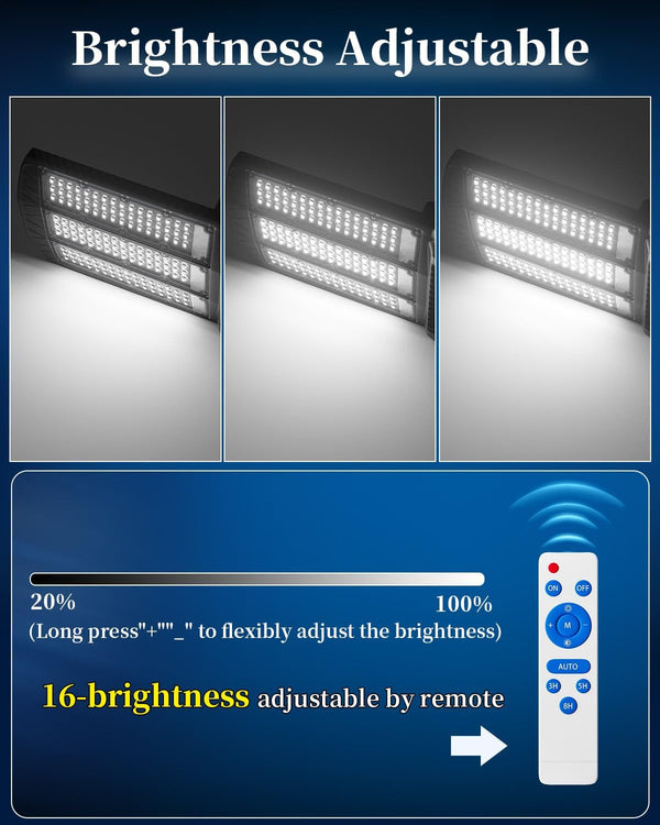 Solar Street Lights Outdoor, Of-12000W Commercial Parking Lot Light5
